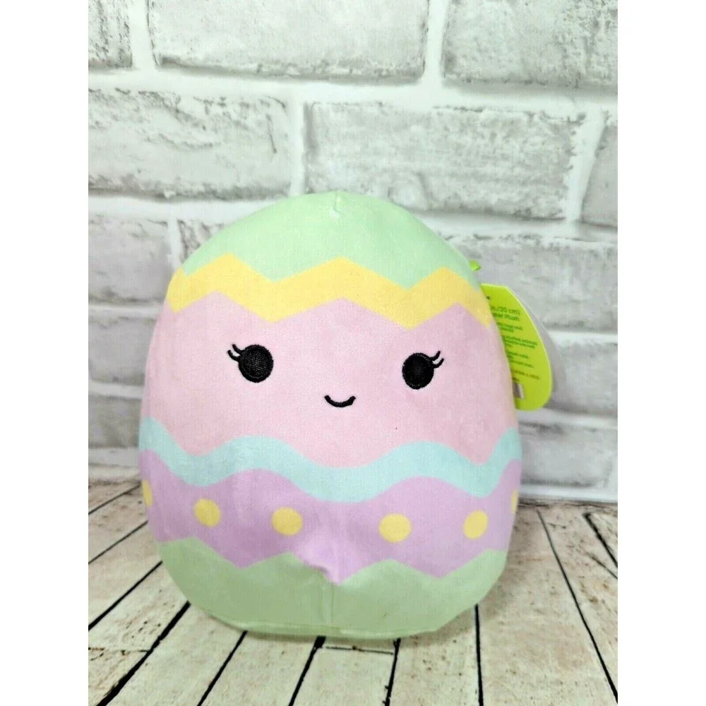 Squishmallows Plush Eddie Easter Egg Bee Happy 8-9